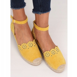 Honey openwork espadrilles JH119 Gul 1