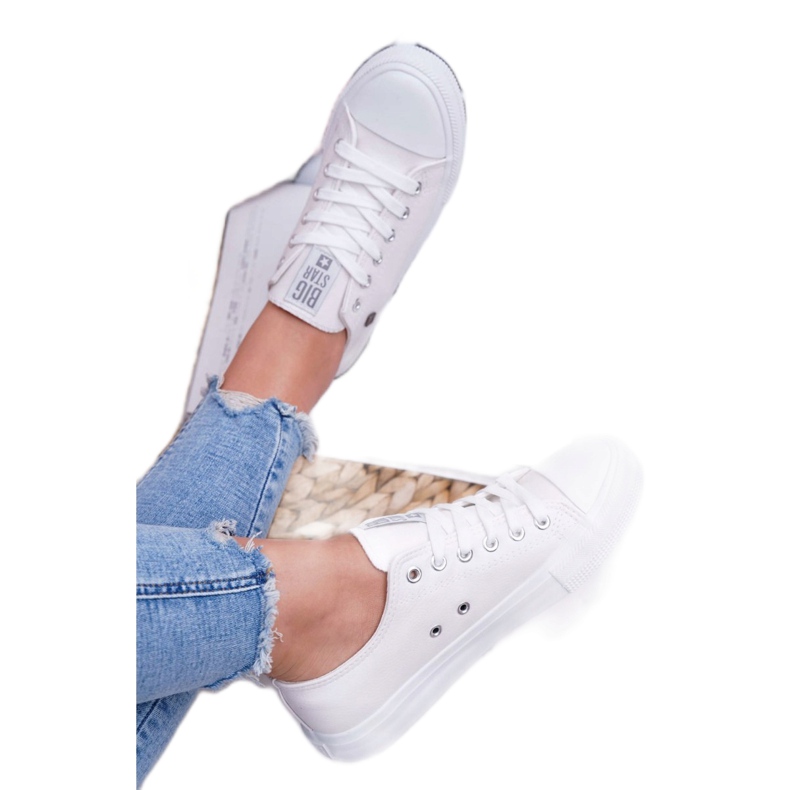 Dam Sneakers Big Star White V274869 vit 4