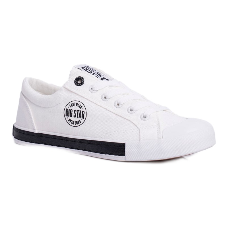 Dam Sneakers Big Star White FF274228 vit svart 4
