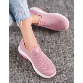 Renda Openwork Slipons på plattformen rosa 1