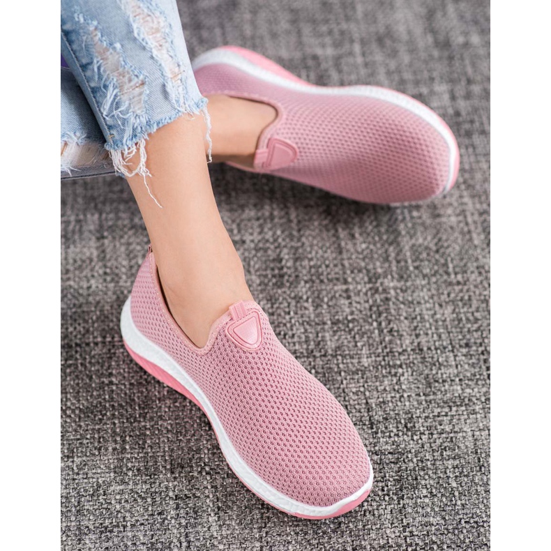 Renda Openwork Slipons på plattformen rosa 1