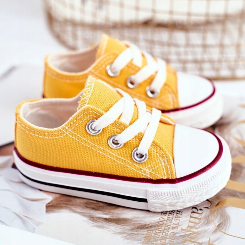 FRROCK Barnens klassiska gula Filemon -sneakers 1