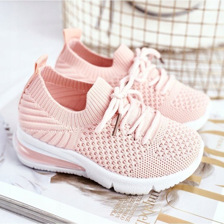 FRROCK Barnsportskor Snörning Rosa Lena 1