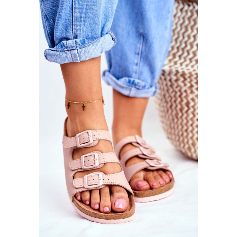 Dam Tofflor Big Star Powder Pink FF274627 rosa 1