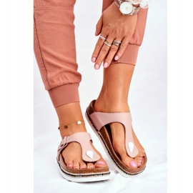 Flip-flops för kvinnor Big Star Pink FF274636 rosa 1