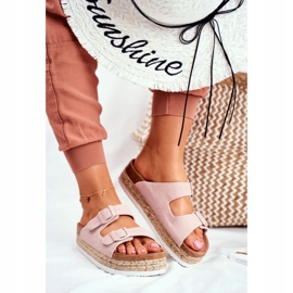 Dam Tofflor Big Star Pink FF274669 rosa 1