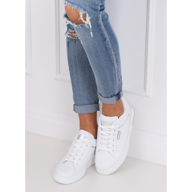 Vita NB337 Silver wedge sneakers 2