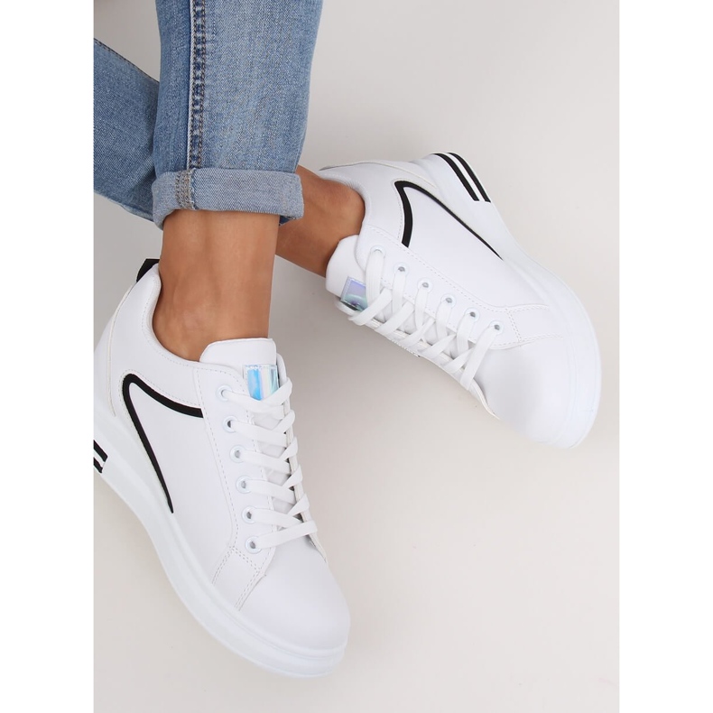 Vita NB337 White wedge sneakers 2