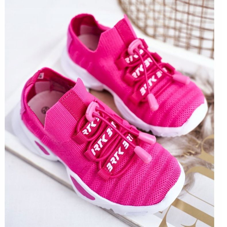 Bartek S.A. Barnsportskor Bartek Fuchsia T-75203 / 65A rosa 2
