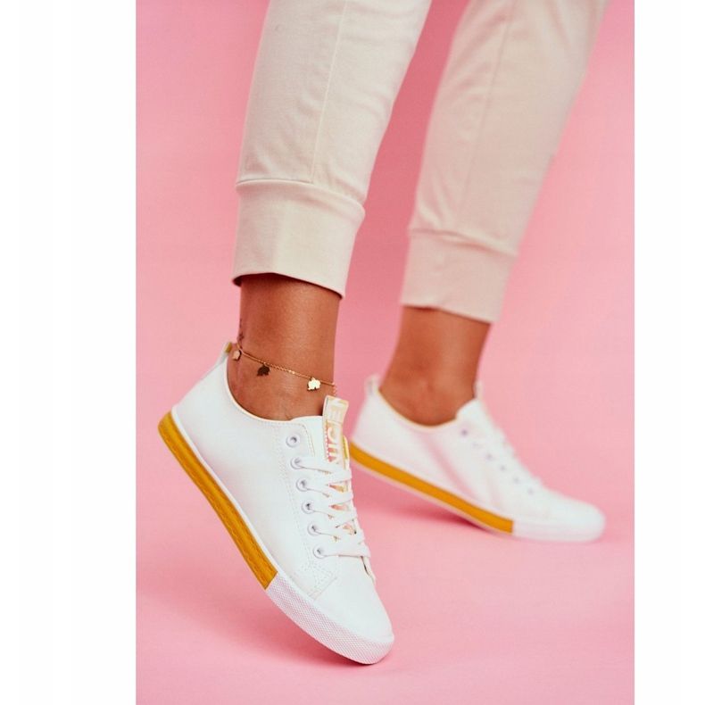 SEA Klassiska damskor Sneakers Yellow Ville gul 1