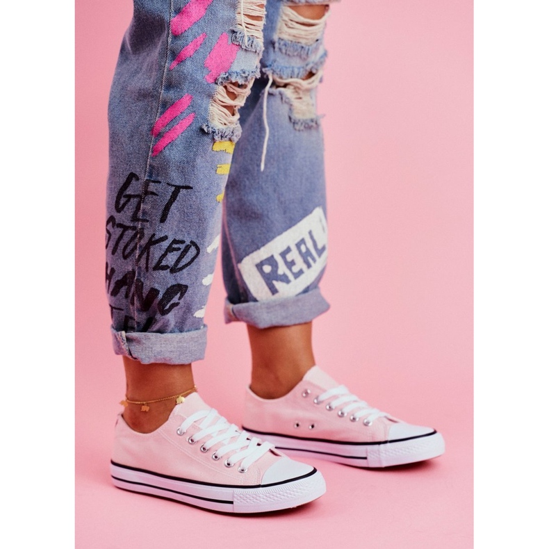 PS1 Kvinnors klassiska rosa Omerta -sneakers 1