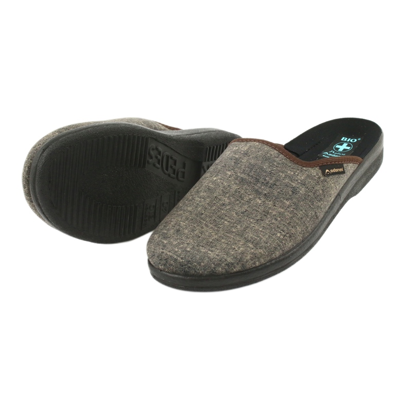 Adanex 24618 tofflor för män grå 3