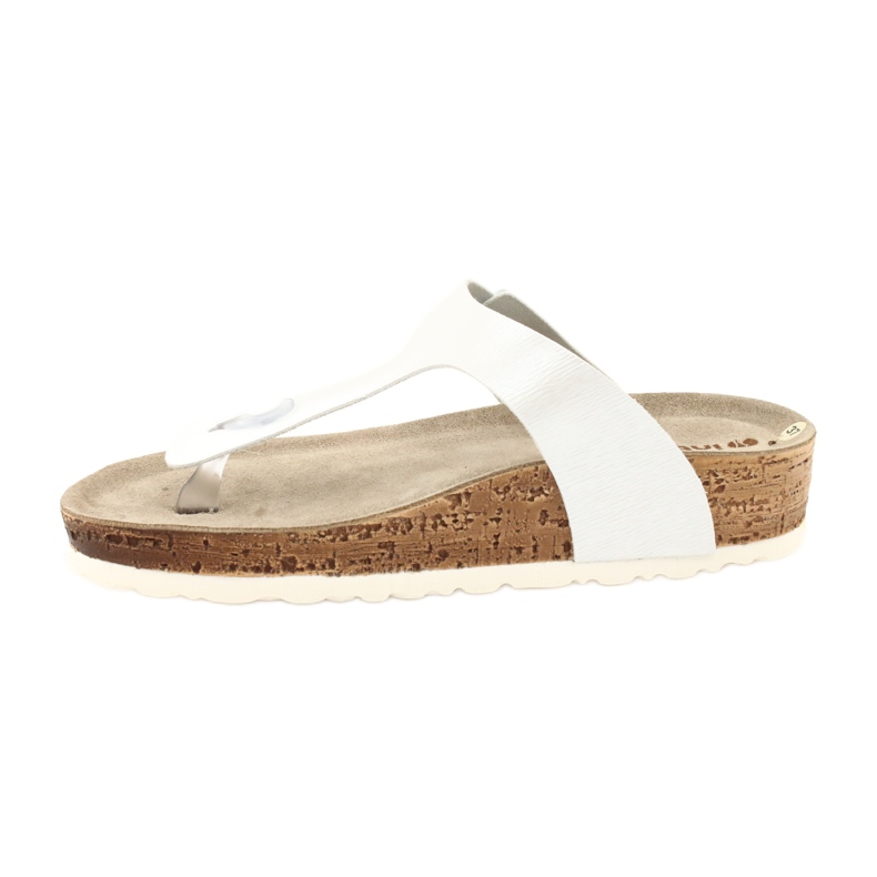 Anatomiska Inblu NM020 anatomiska flip-flops för kvinnor vit 1