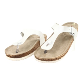 Anatomiska Inblu NM020 anatomiska flip-flops för kvinnor vit 2