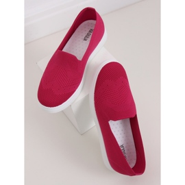 Fuchsia sneakers för kvinnor ZK069 Fuxia rosa 1