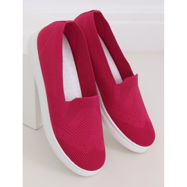 Fuchsia sneakers för kvinnor ZK069 Fuxia rosa 2