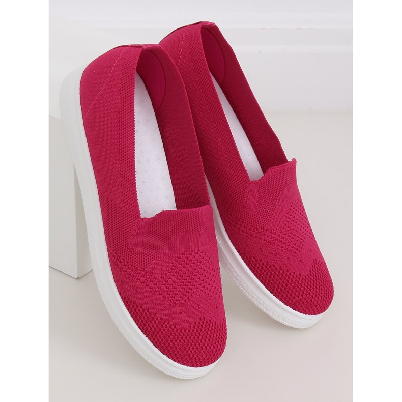 Fuchsia sneakers för kvinnor ZK069 Fuxia rosa 2