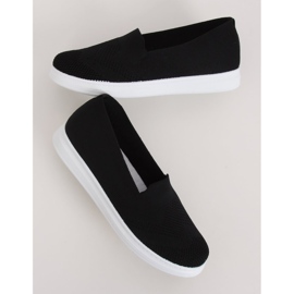 Svarta kvinnors svarta sneakers ZK069 Nero 1