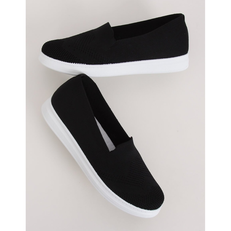 Svarta kvinnors svarta sneakers ZK069 Nero 1