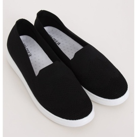 Svarta kvinnors svarta sneakers ZK069 Nero 2