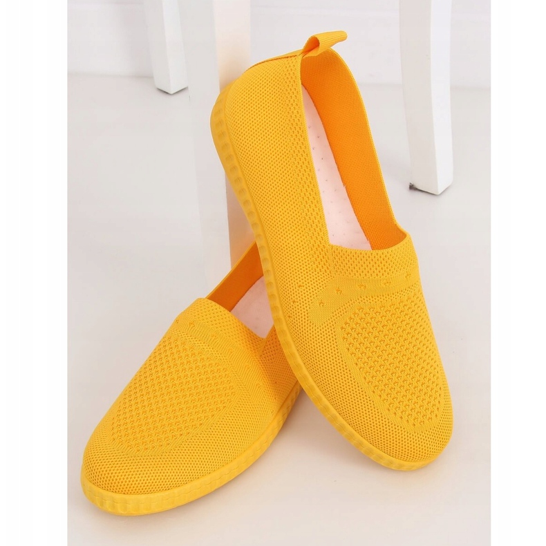 Gula sneakers för kvinnor ZK116 Giallo 1