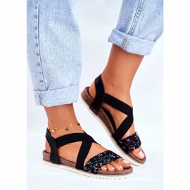 EVE Eleganta damsandaler Svart Morrin 1