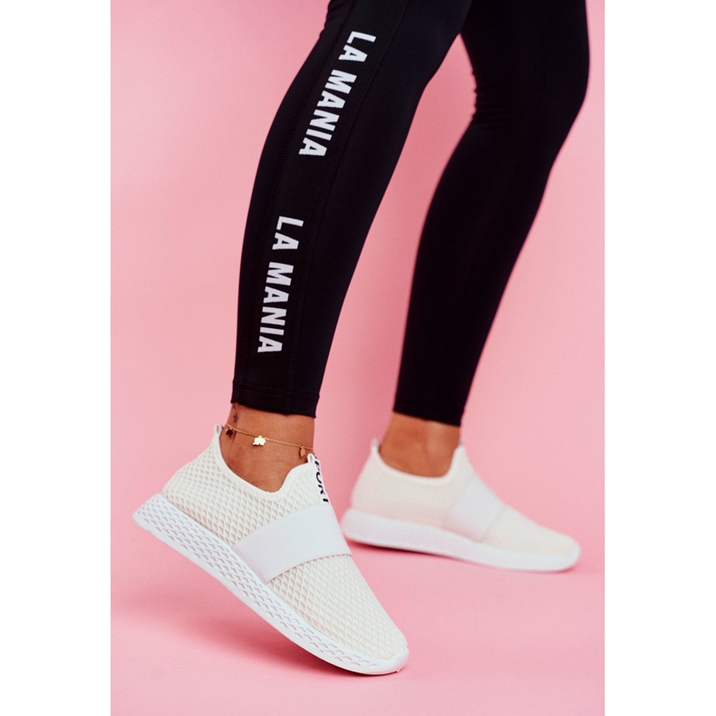 SEA Kvinnors sportskor Slip-on Light White La Fiesta vit 2