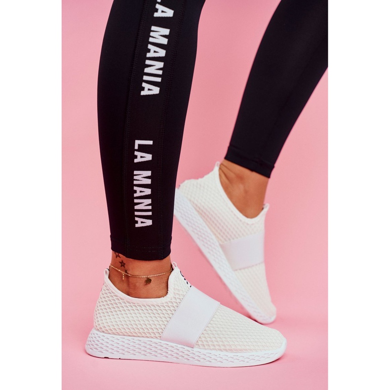 SEA Kvinnors sportskor Slip-on Light White La Fiesta vit 1