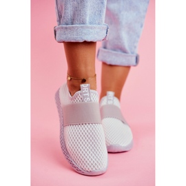 SEA Women's Sport Slip-on Light Grey La Fiesta grå 2