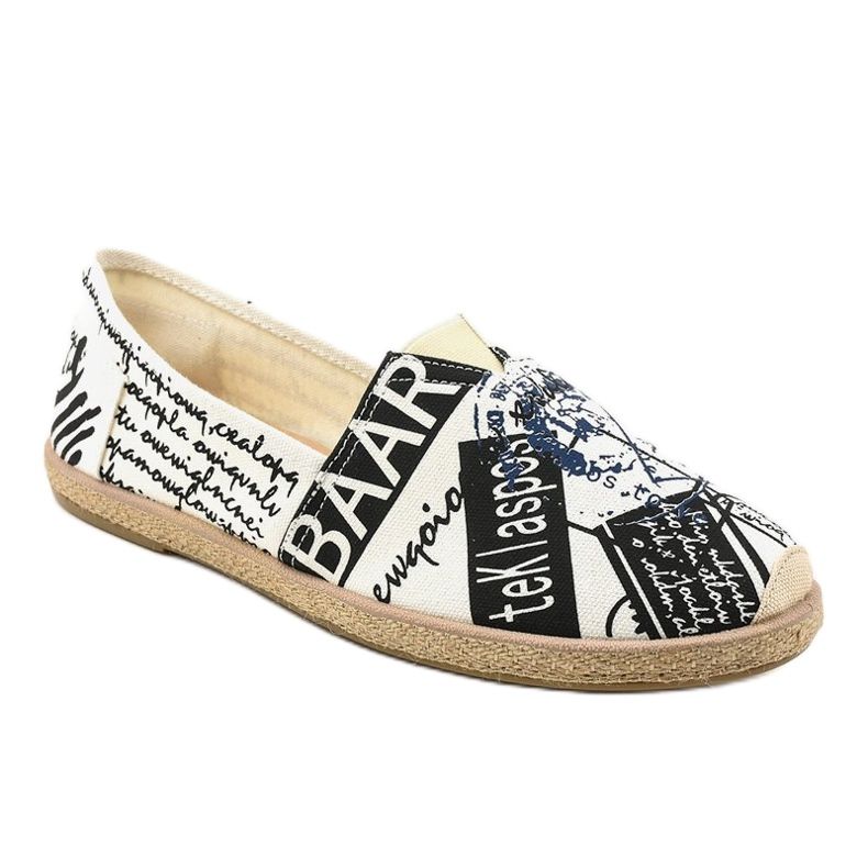 Vita herr espadrilloskor BKA-48 svart 1