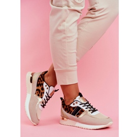 Kvinnors sportskor Beige Leopard Himme 2
