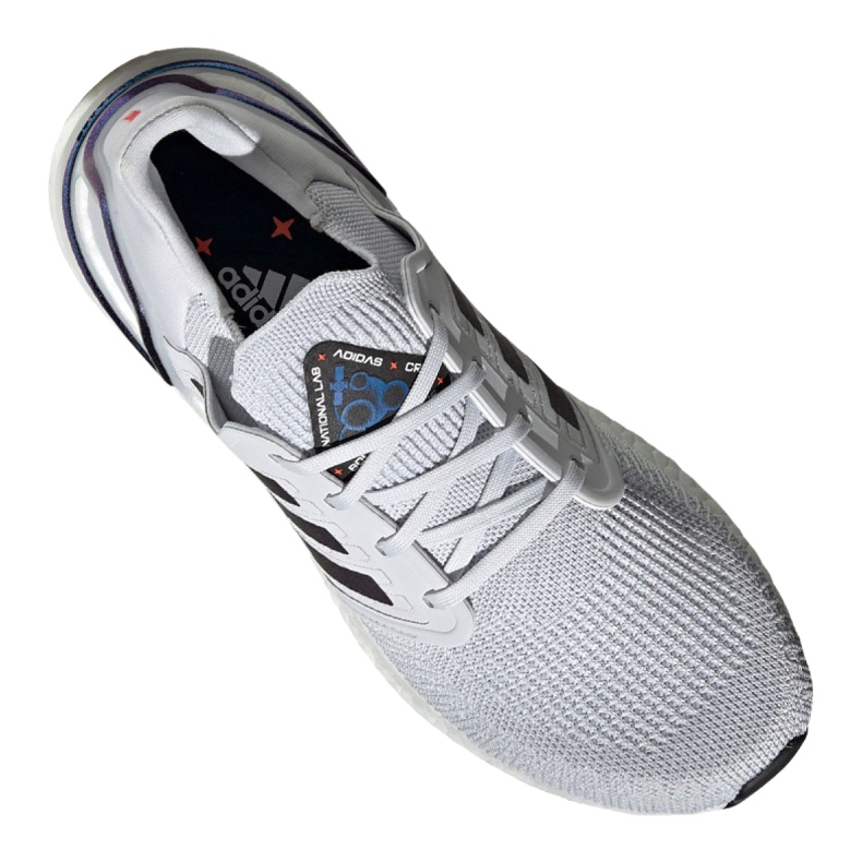 Skor adidas UltraBoost 20 M EG0695 vit mångfärgad blå 3