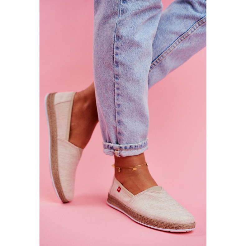 Dam Espadrilles Big Star Slip-on Beige FF276026 2