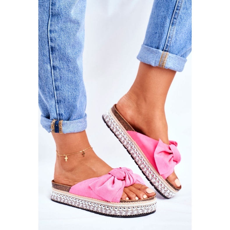 Dam Tofflor Fuchsia Mortigo rosa 1