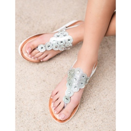 SDS Sandaler På Plattformen Med Dekorationer grå 2