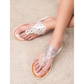 SDS Sandaler På Plattformen Med Dekorationer gul 2