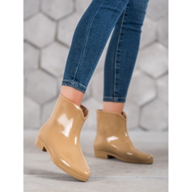 SHELOVET Galoscher med dekorativ kedja brun 2