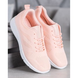 Renda Openwork sportskor rosa 2