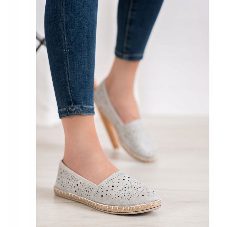 MCKEYLOR Aztec Espadrilles With Aztec Mönster grå 2