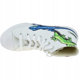 Converse Lizards Chuck Taylor All Star High Kids 667943C vit grå 2