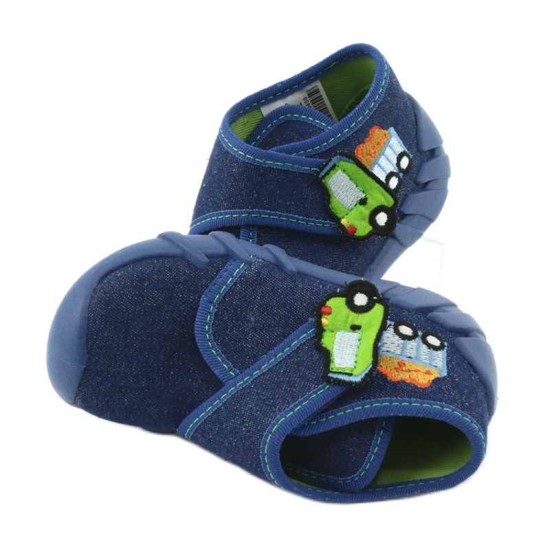 Befado barnskor 523P012 marinblå blå grön 5