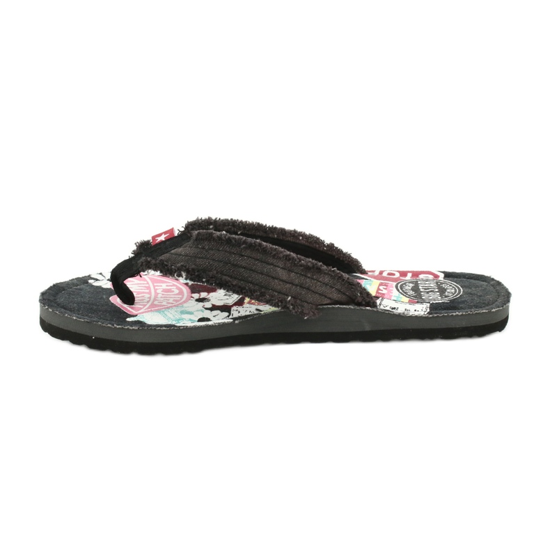 Jeans Big Star 274A124 flipflops svart mångfärgad 1
