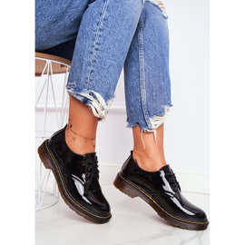 SEA Women's Brogues Lacquered Black Gör det bättre! svart 1