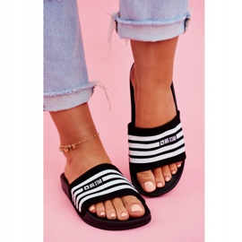 Dam Tofflor Big Star Black FF274A353 vit svart 2