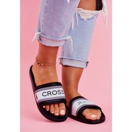 Dam Tofflor Cross Jeans Svart FF2R4159C vit 2