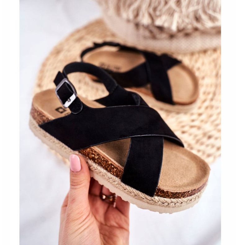 Barnsandaler Big Star Black FF374168 svart 2