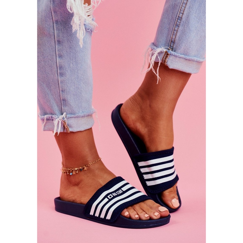 Dam Tofflor Big Star Marinblå FF274A356 1