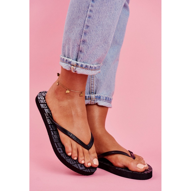 Dam Tofflor Flip-flops Big Star Black FF274A303 svart 1