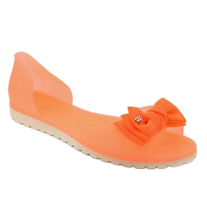 Orange Meliski sandaler med DT1-16 rosett 1