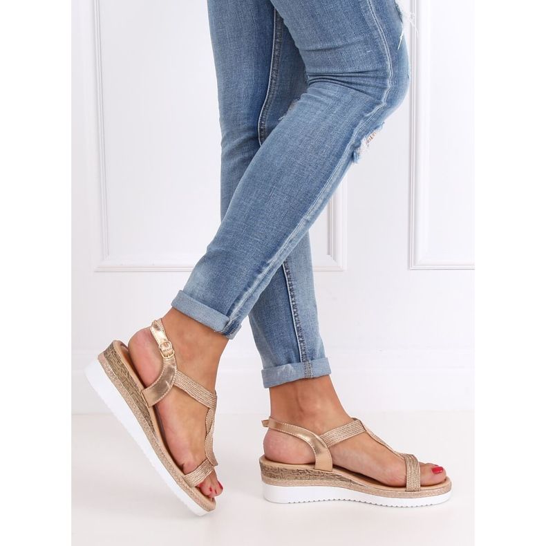 Champagne kil sandaler L6629 Champagne rosa 2